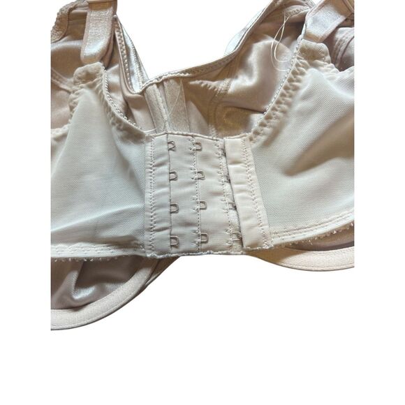 Vintage Champagne Bra Full Coverage Underwire Support Comfort Everyday - Picture 5 of 7